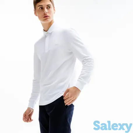 Мужское поло lacoste с длинными рукавами, фотография 1