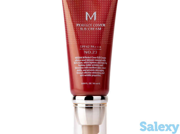 Вв крем missha m perfect cover bb cream (50 мл), цвет #29 caramel beige | карамельно-бежевый, фотография 1