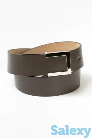 Кожаный ремень с металлической пряжкой vassa&co, фотография 1