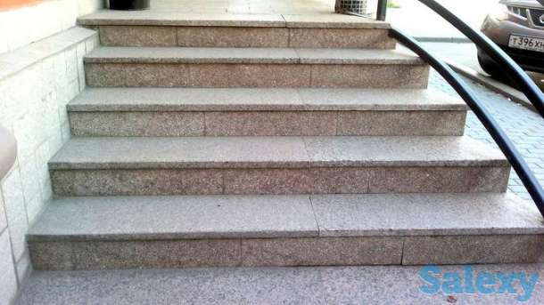 Ступени и подступени из гранита под заказ в кратчайшие сроки, фотография 1