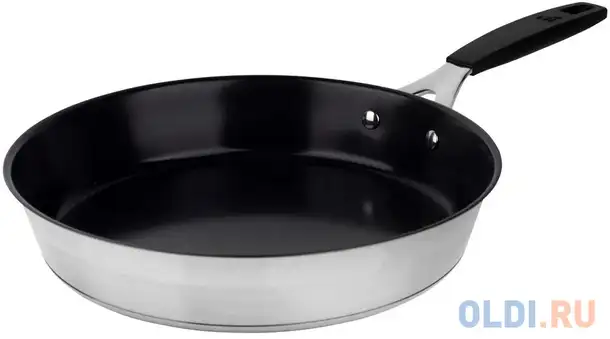 Сковорода bergner bgeu-4318 24 см сталь, фотография 1