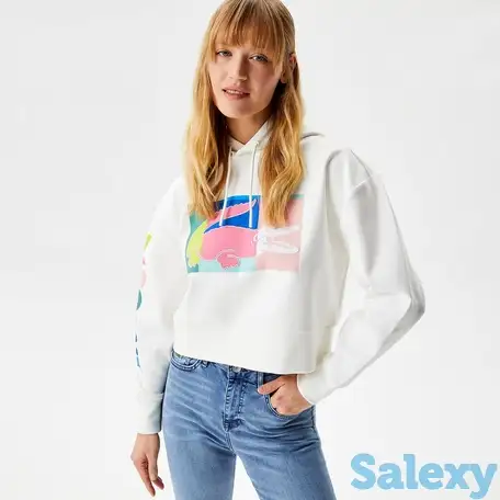 Женская толстовка lacoste loose fit, фотография 1