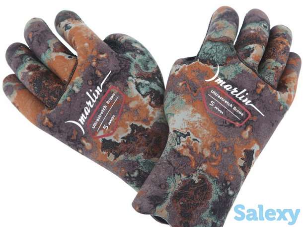 Перчатки marlin ultrastretch brown 5 mm, фотография 2