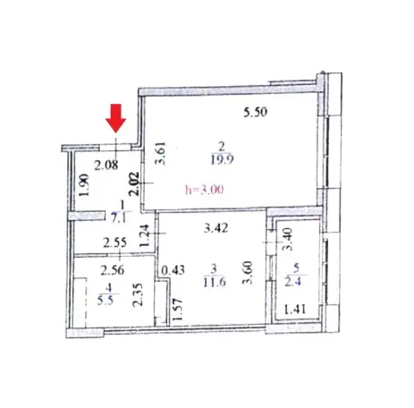 Cдам 1-комнатную 46.5м в ЖК SOHO, Керей Жәнібек хандар 42, фотография 3