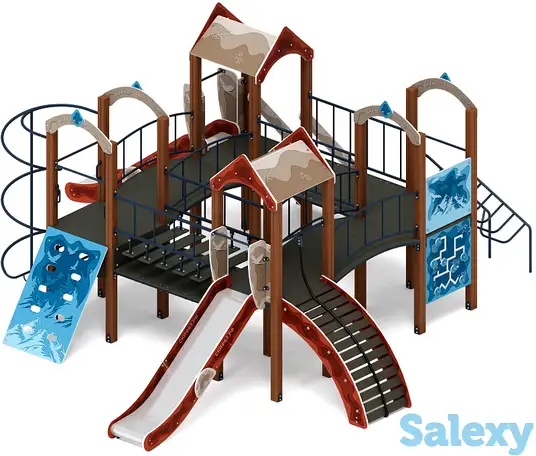 Дворик детства (алтай) - дик 2.01.4.01-04 - игровой комплекс h=1200, фотография 1