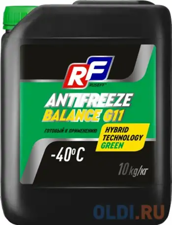 17464n ruseff антифриз antifreeze balance g11  (10кг), фотография 1