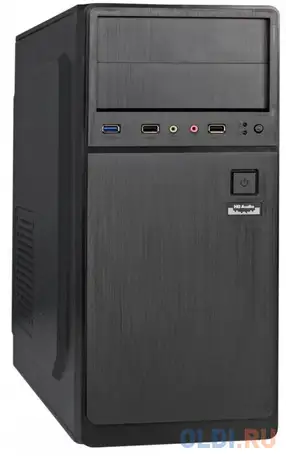 Exegate ex283738rus корпус miditower xp-402u black, atx, <xp450, black,120mm>, 2*usb+1*usb3.0,, фотография 1