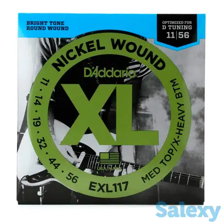 Струны для электрогитар d'addario exl117, фотография 1
