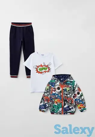 Куртка утепленная, футболка и брюки спортивные playtoday, фотография 1