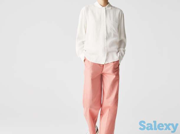 Женская рубашка lacoste relaxed fit, фотография 3