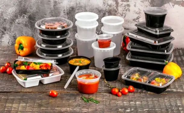 Одноразовая тара контейнера ведра в наличии, фотография 1