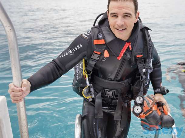 Гидрокостюм dive 2017, 6 мм, моно со шлемом, муж.,, фотография 3