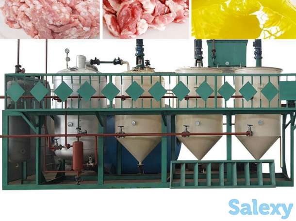 Оборудование для вытопки и переработки животного жира, сала в пищевой жир, технический жир и кормовой жир, фотография 1