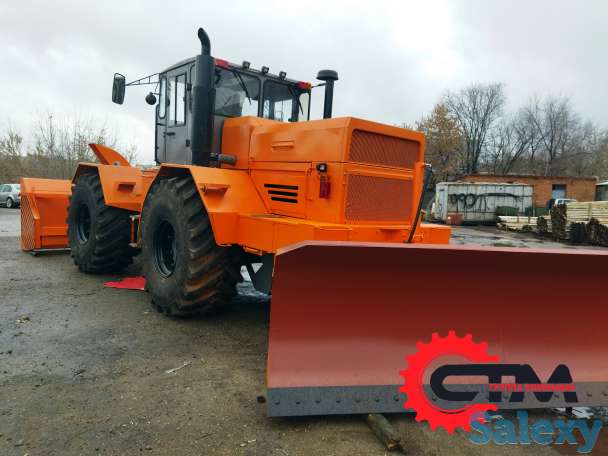 Трактор Кировец К-701 передний отвал, шнекоротор, фотография 2