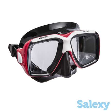 Маска для плавания mares rover, для взрослых - ц.об.черный, ц.р.красно-белый, фотография 2