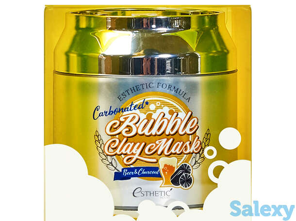 Пузырьковая маска для лица esthetic house esthetic formula carbonated bubble clay mask, фотография 1
