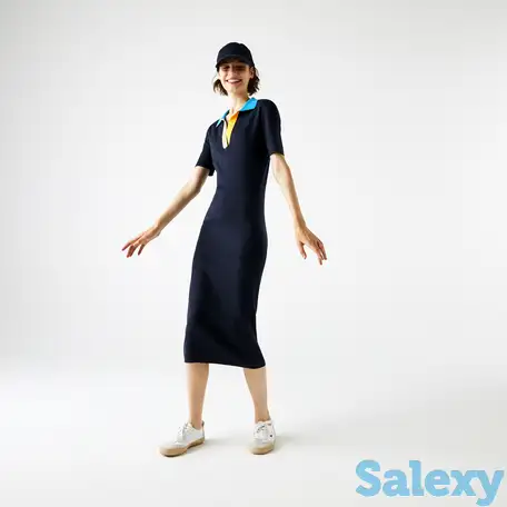 Женское платье lacoste с воротником-поло, фотография 1