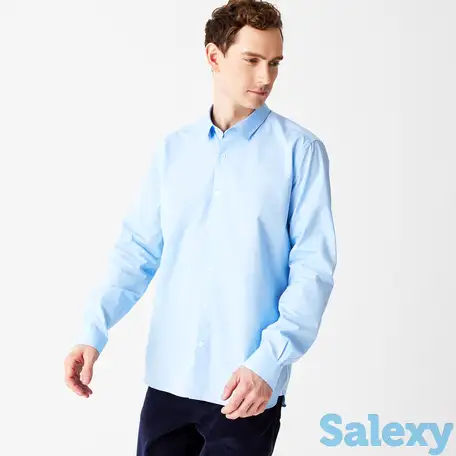 Мужская рубашка lacoste из хлопкового поплина, фотография 1