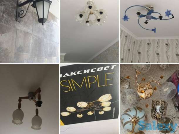 Установка сборка люстры, фотография 2