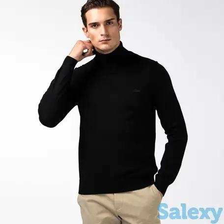 Мужской свитер lacoste из мериносовой шерсти, фотография 1