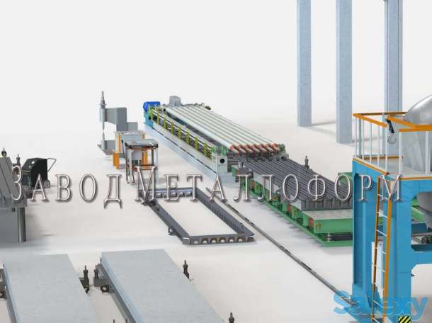 Производственная линия пустотных плит ПК, фотография 1