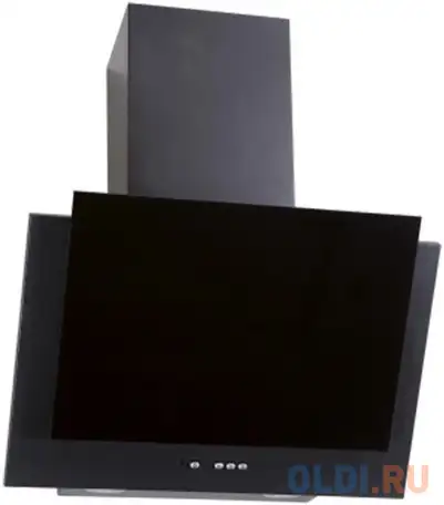 Вытяжка каминная elikor рубин 60п-650-к3д черный управление: кнопочное (1 мотор), фотография 1