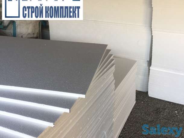 пенополистирольные плиты (Пенопласт) Пенопласт М25 (ППС-14-Р-А) не горючий, влагаустойчевый, фотография 2