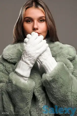 Теплые перчатки из смесовой шерсти, фотография 1