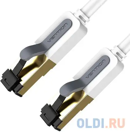 Патч-корд vention прямой sftp cat.7 rj45 - 0,5м. серый, фотография 1