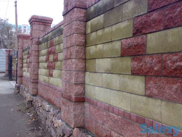 Сплитерные блоки,прямоугольные брусчатки вибропрессованные, газоблоки, фотография 5