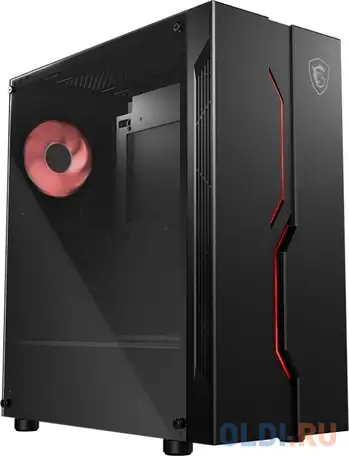 Корпус atx msi mag vampiric 010m без бп чёрный, фотография 1
