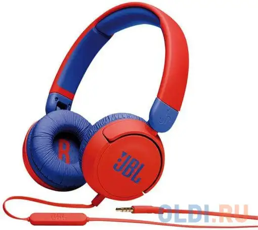 Наушники jbl jr 310 красный синий, фотография 1