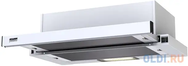 Вытяжка встраиваемая krona kerry 600 белый, фотография 1