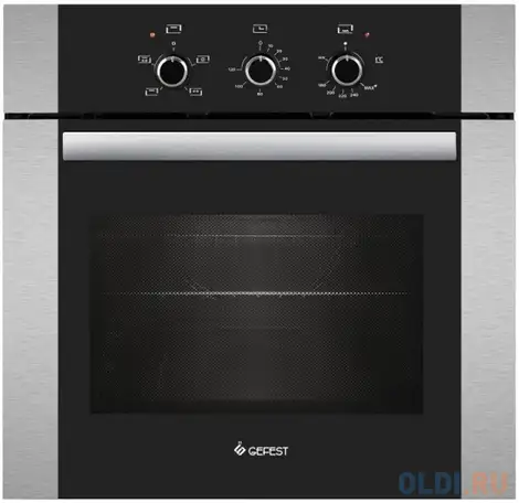 Газовый шкаф gefest дгэ 621-01 черно-серебристый, фотография 1