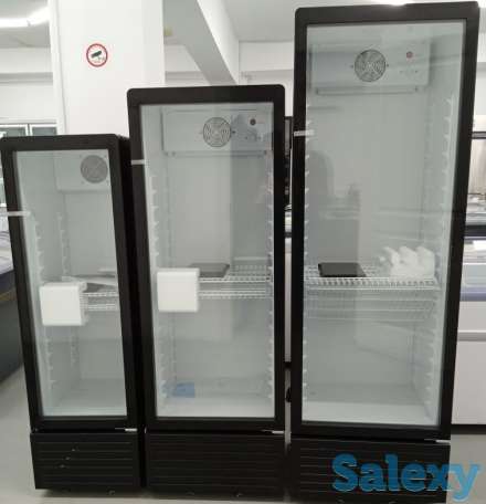 Холодильник для выставки напитков, молочных изделий на 150 литров., фотография 2