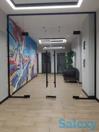 Офисные перегородки, перила, тонировка и ролл шторы, фотография 4