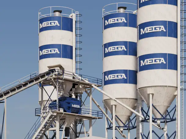 БЕТОННЫЙ ЗАВОД 90 м3  ДВУХВАЛЬНЫЙ СМЕСИТЕЛЬ ИТАЛИЯ, фотография 3