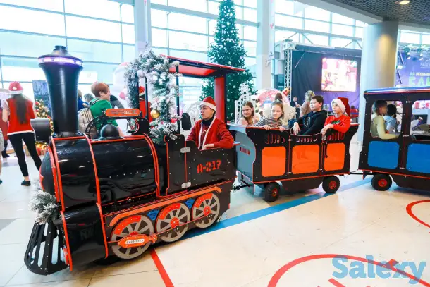Аттракцион детский паровозик для парка или ТЦ, фотография 5