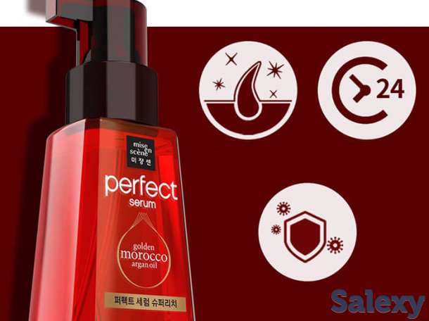 Сыворотка для волос mise-en-scène perfect serum golden morocco argan oil super rich, фотография 2