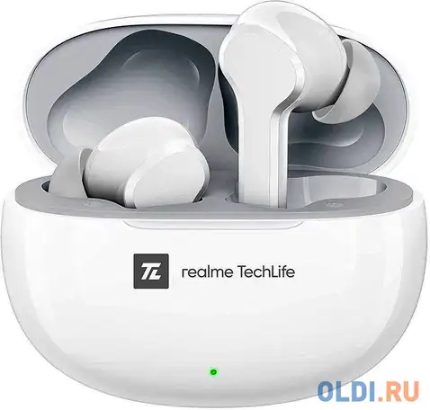 Беспроводные наушники realme buds t100_rma2109_white/белый, фотография 1