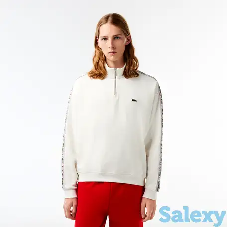 Мужская толстовка lacoste из хлопка с флисом, фотография 1