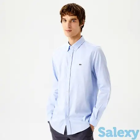 Мужская рубашка lacoste slim fit, фотография 1