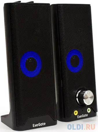 Колонки 2.0 exegate accord 280 черный, фотография 1
