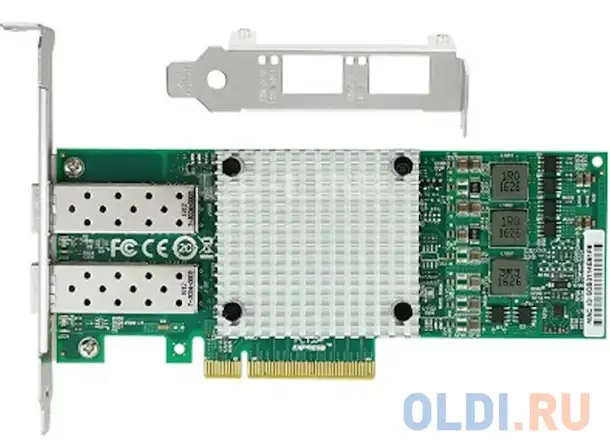 Сетевой адаптер pcie 10gb fiber 2sfp+ lrec9812af-2sfp+ lr-link, фотография 1