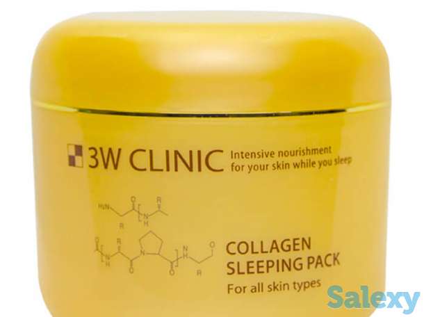 Ночная маска 3w clinic collagen sleeping pack, фотография 3