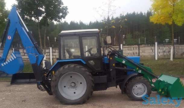 Экскаватор-погрузчик на базе трактора МТЗ, фотография 1