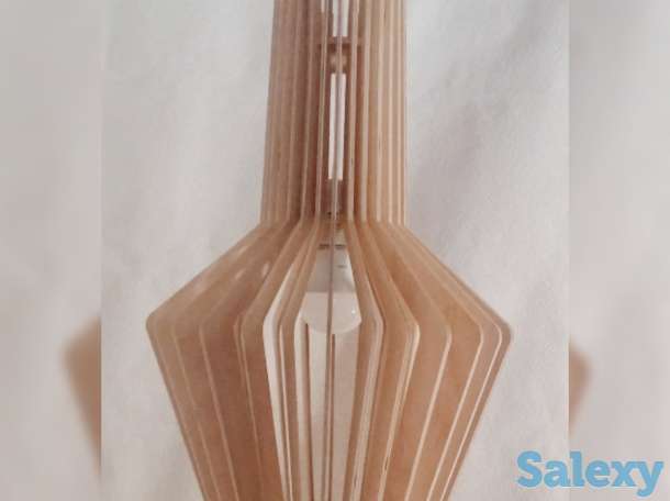 Люстры и светильники из фанеры, фотография 8