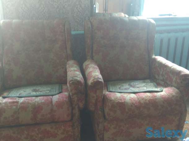 диван-кровать+2кресла б.у, фотография 2