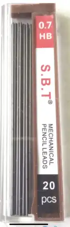 Грифели для механического карандаша  0.7 НВ, 12 шт., фотография 1