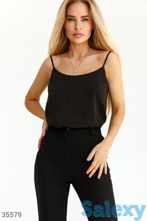 Лаконичный черный топ, фотография 1